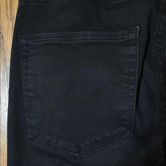 Good American Good Waist Crop Women's Black Jeans Size 27 - Picture 9 of 10